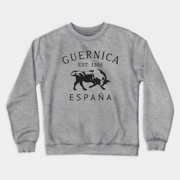 Guernica Spain Crewneck Sweatshirt by urban-wild-prints